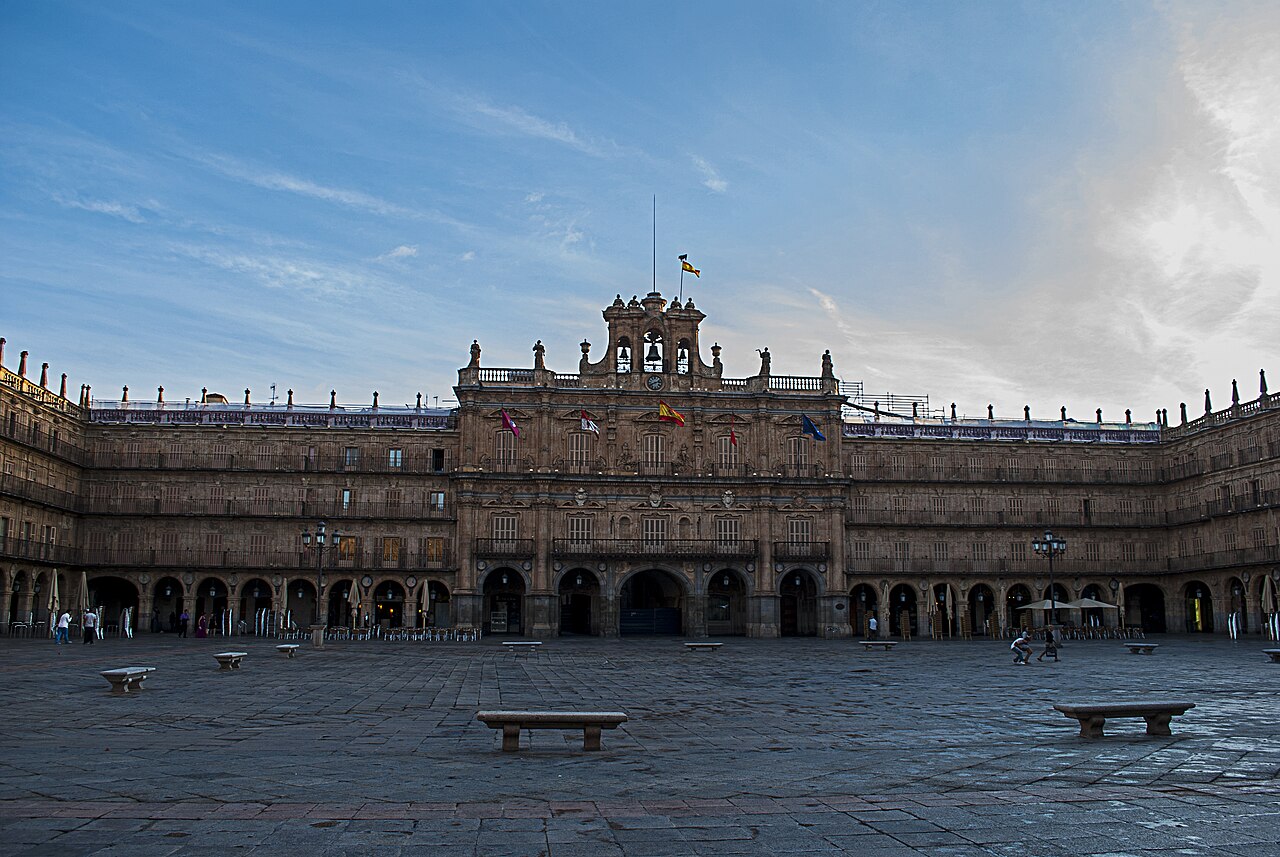The Plaza Mayor in Salamanca